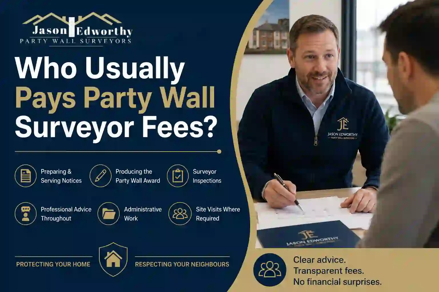 Who Usually Pays Party Wall Surveyor Fees Keighley?