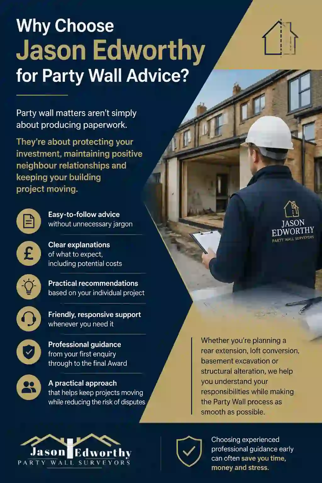 Why Choose Jason Edworthy for Party Wall Advice Keighley?